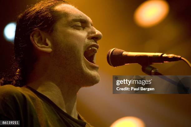 Photo of Peter STEELE and TYPE O'NEGATIVE, Peter Steele performing live onstage