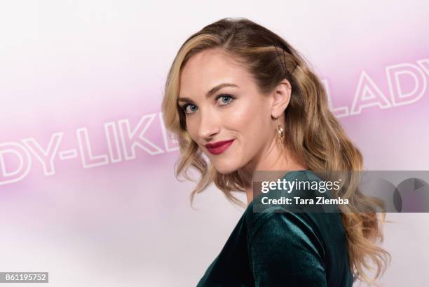 Actress Landry Albright attends the premiere of Craftsmen Media Co.'s 'Lady-Like' at Academy Of Motion Picture Arts And Sciences on October 13, 2017...