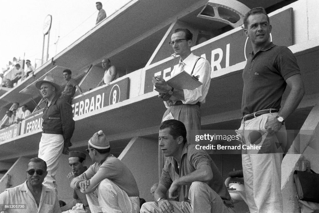 Phil Hill, Romolo Tavoni, Olivier Gendebien, 24 Hours Of Le Mans