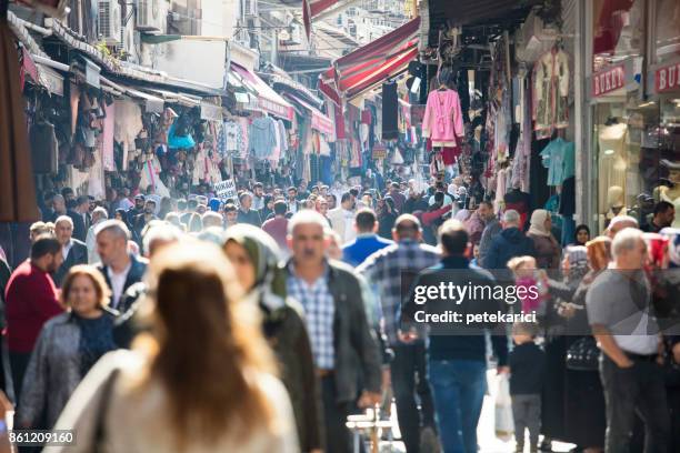 mahmutpasa district of istanbul turkey - population explosion stock pictures, royalty-free photos & images