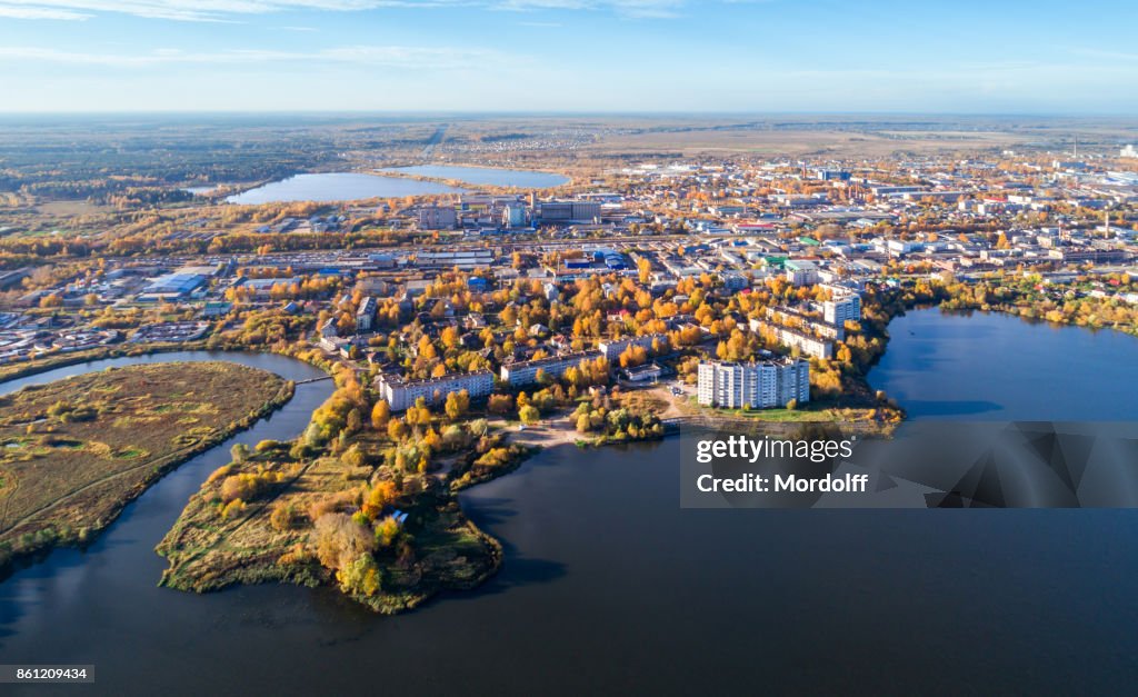 Yoshkar-Ola, Russia. Bird's-eye View of Town