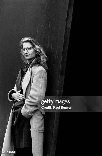 Photo of Annie LEIBOWITZ; Posed portrait of photographer of Annie Liebowitz