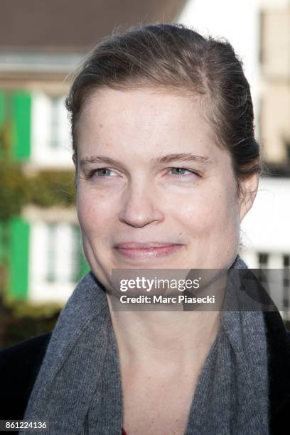 Actress Sarah Biasini attends the 84th 'Fete des Vendanges' on October 14, 2017 in Paris, France.