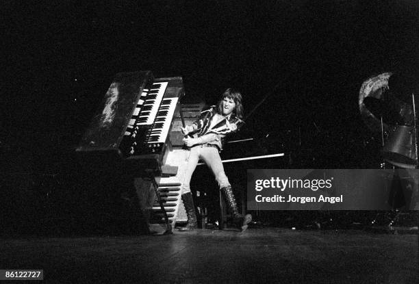 Photo of Keith EMERSON and EMERSON LAKE & PALMER; Keith Emerson at Falkoner Centre