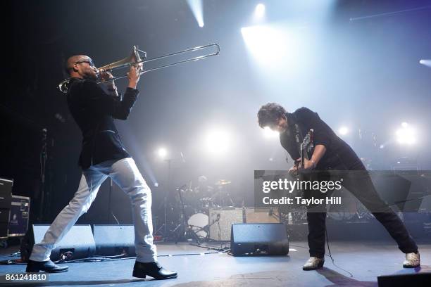 Trombone Shorty & Orleans Avenue perform at Terminal 5 on October 13, 2017 in New York City.