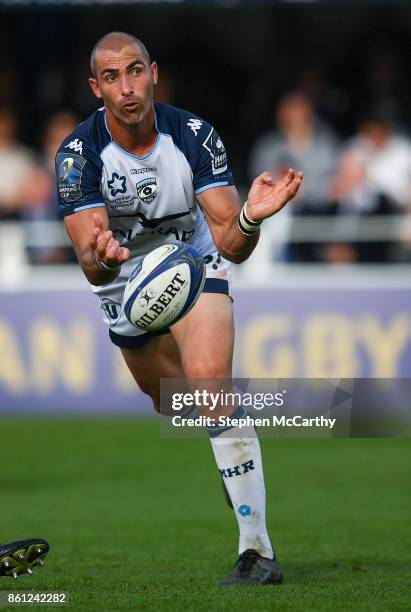 Dublin , Ireland - 14 October 2017; Ruan Pienaar of Montpellier during the European Rugby Champions Cup Pool 3 Round 1 match between Leinster and...