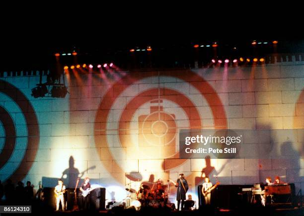 Photo of PINK FLOYD, performing live onstage - The Wall concert