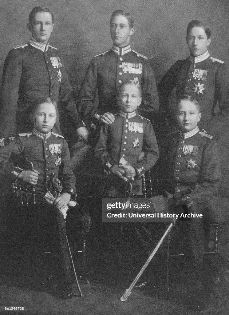 Emperor Wilhelm II's sons.