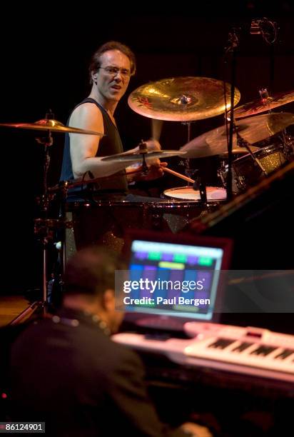 Photo of Vinnie COLAIUTA, with Herbie Hancock