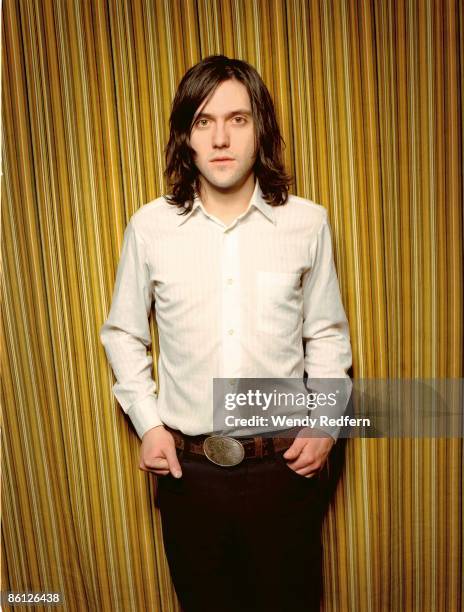 Photo of BRIGHT EYES and Conor OBERST; Posed portrait of Conor Oberst