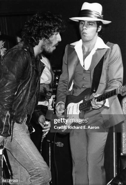 Photo of LITTLE STEVEN and Bruce SPRINGSTEEN and Steven VAN ZANDT, with Steven Van Zandt - E-Street Band, performing live onstage on Born To Run tour