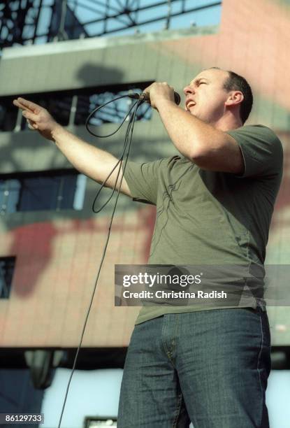 Photo of Greg GRAFFIN and BAD RELIGION; GREG GRAFFIN PERFORMING AT THE KROQ WEENIE ROAST Y FIESTA HELD AT VERIZON WIRELESS AMPHITHEATRE IN IRVINE