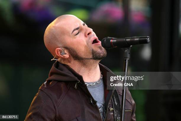 Photo of DAUGHTRY; Chris Daughtry performs on the Good Morning America Summer Concert Series in New York City on June 1, 2007. Photos by GNA