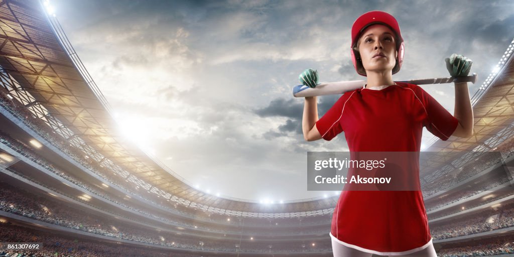 プロの舞台でソフトボール女子選手