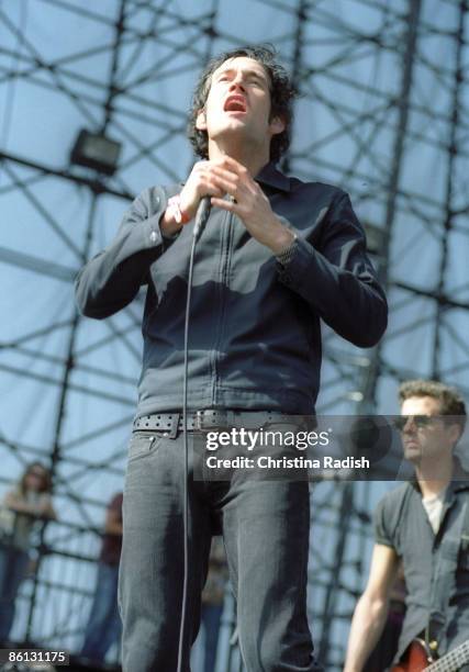 Photo of Sam ENDICOTT and BRAVERY; SAM ENDICOTT PERFORMING AT THE KROQ WEENIE ROAST Y FIESTA HELD AT VERIZON WIRELESS AMPHITHEATRE IN IRVINE