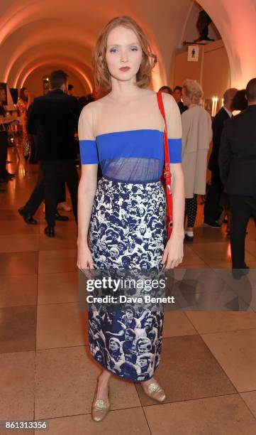 Lily Cole attends a cocktail reception at the 61st BFI London Film Festival Awards at Banqueting House on October 14, 2017 in London, England.