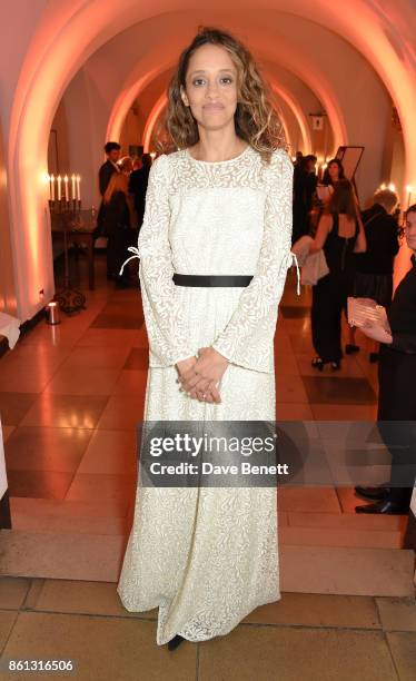 Gloria Huwiler attends a cocktail reception at the 61st BFI London Film Festival Awards at Banqueting House on October 14, 2017 in London, England.