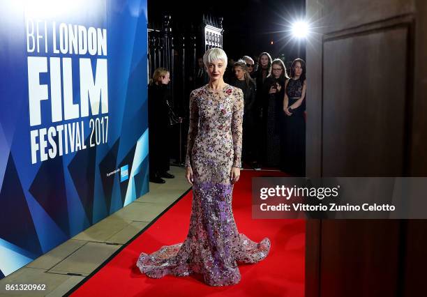 Andrea Riseborough attends the 61st BFI London Film Festival Awards on October 14, 2017 in London, England.