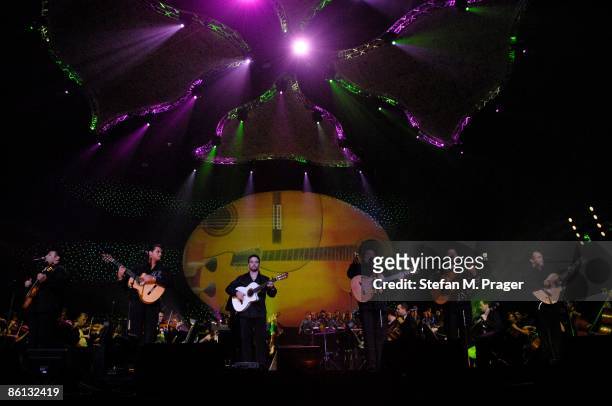 Photo of CHICO & THE GYPSIES and Chico BOUCHIKHI, Group performing on stage at the Night of the Proms