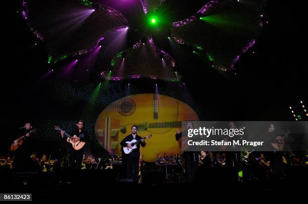 Photo of CHICO & THE GYPSIES and Chico BOUCHIKHI, Group performing on stage at the Night of the Proms