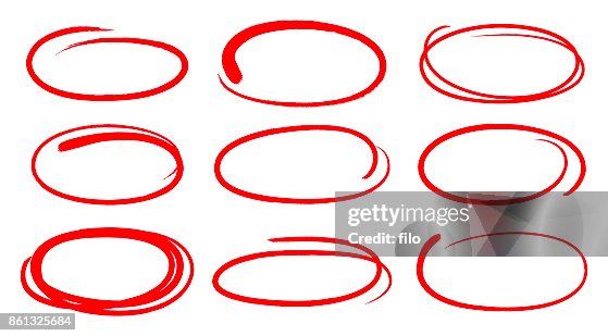 Circle Editing Highlighting Hand Drawn Circle Editing Highlighting Hand Drawn