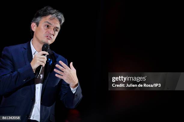 Executive Vice President of Brands & Corporate Pascal Daloz attends the third edition of Bpifrance INNO generation at AccorHotels Arena on October...