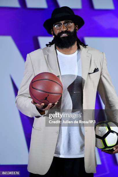 Champion Ronny Turiaf attends the third edition of Bpifrance INNO generation at AccorHotels Arena on October 12, 2017 in Paris, France. This event...