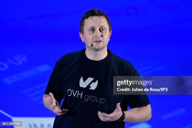 Founder and General Director of French Internet Service Provider OVH Octave Klaba attends the third edition of Bpifrance INNO generation at...