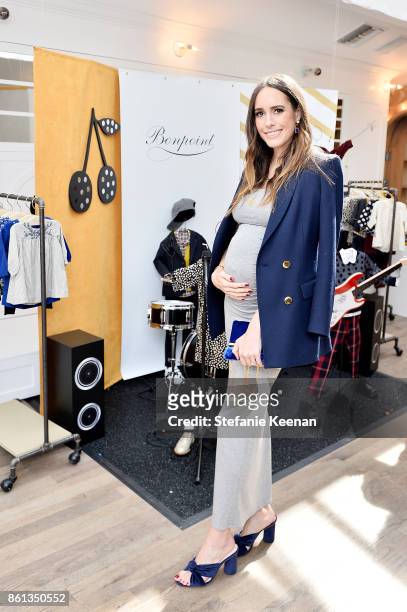 Louise Roe attends Bonpoint & Baby2Baby Celebrate At Au Fudge With Estee Stanley, Kelly Sawyer Patricof And Norah Weinstein at Au Fudge Los Angeles...