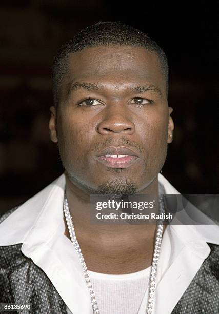 UNITED STATES 50 CENT AT THE PREMIERE OF "GET RICH OR DIE TRYIN'" HELD AT GRAUMAN'S CHINESE THEATER IN HOLLYWOOD, CALIF. ON NOVEMBER 2, 2005