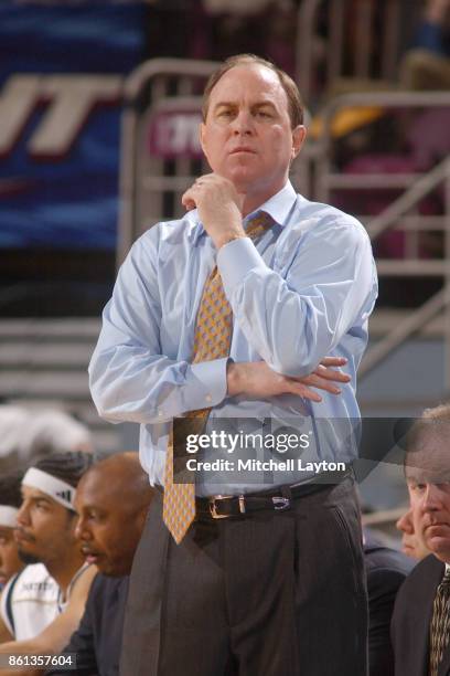 Head coach Ben Howland looks on during a quarterfinal Men's Big East Men's Basketball Tournament game against the Providence Friars at Madison Square...