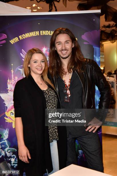 Anne Wuensche and Gil Ofarim during the 'My little Pony' Stars Autograph Session on October 14, 2017 in Berlin, Germany.