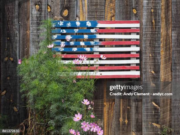 diy american flag - andy clement stock pictures, royalty-free photos & images