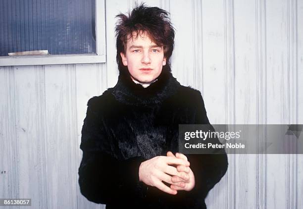 Photo of BONO and U2; Bono, posed