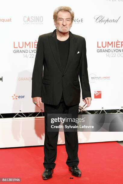 Eddy Mitchell attends opening ceremony of 9th Film Festival Lumiere In Lyon on October 14, 2017 in Lyon, France.