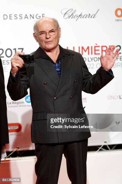 Jean-François Stevenin attends opening ceremony of 9th Film Festival Lumiere In Lyon on October 14, 2017 in Lyon, France.