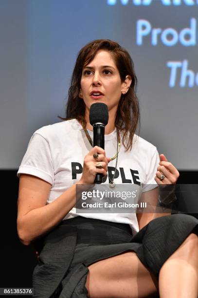 Costume Designer Erin Benach attends The Academy Presents The 2017 Careers In Film Summit at Samuel Goldwyn Theater on October 14, 2017 in Beverly...