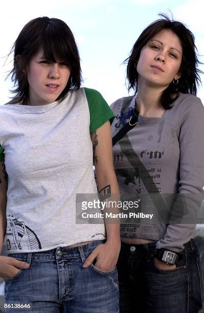 Photo of TEGAN & SARA; Tegan and Sara, 27th August 2003, Melbourne - Australia