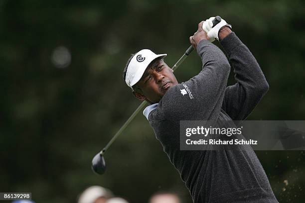 Vijay Singh during the second round of the 2007 Wachovia Championship held at Quail Hollow Country Club in Charlotte, North Carolina on May 4, 2007.