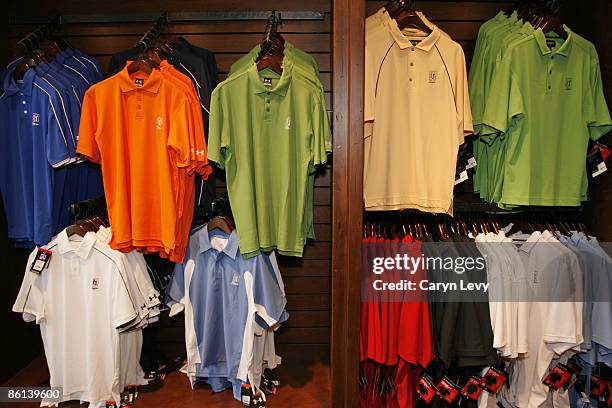 Apparel in the golf shop during THE PLAYERS Championship held on THE PLAYERS Stadium Course at TPC Sawgrass in Ponte Vedra Beach, Florida, on May 9,...