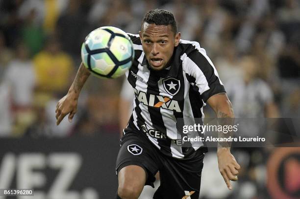 GuilhermeÂ of Botafogo in action during the match between Vasco da Gama and Botafogo as part of Brasileirao Series A 2017 at Maracana Stadium on...