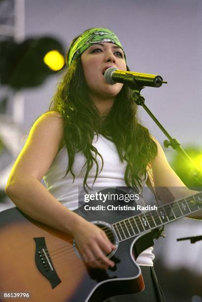 Photo of Michelle BRANCH; appearing at Kiss FM Concert at the Rosebowl, Pasadena