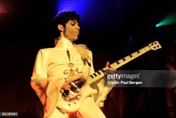 Photo of PRINCE; Prince performing on stage - The Ultimate Live Experience Tour