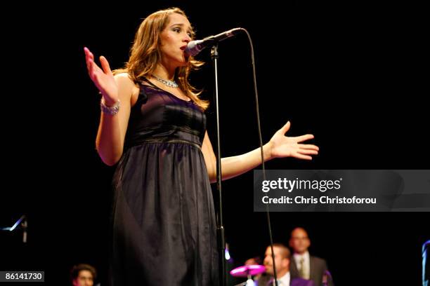 Photo of China FORBES and PINK MARTINI, China Forbes performing live onstage