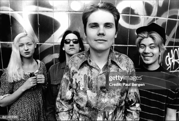 Photo of Smashing Pumpkins; Smashing Pumpkins photographed in London. July, 1993