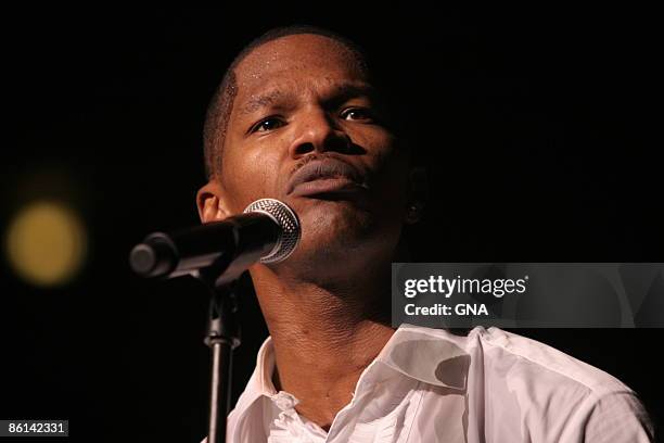 Photo of Jamie FOXX, Jamie Foxx in concert at Madison Square Garden in New York City on January 22, 2007. Photos by GNA