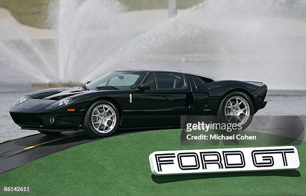 Ford GT on display during the second round of the Ford Championship at Doral Golf Resort and Spa in Miami, Florida on March 3, 2006.