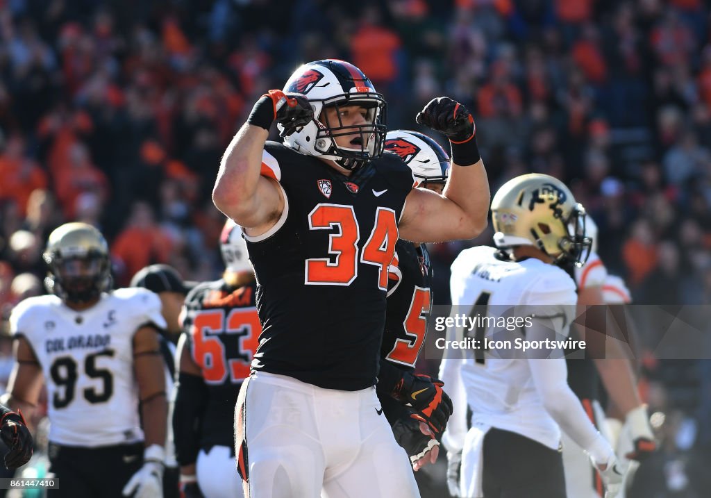 COLLEGE FOOTBALL: OCT 14 Colorado at Oregon State