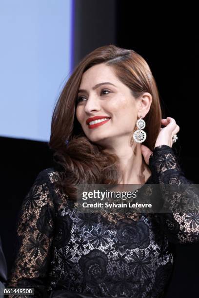 Marina Golbahari attends the opening ceremony of 9th Film Festival Lumiere In Lyon on October 14, 2017 in Lyon, France.