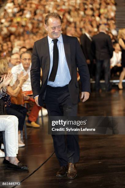 Vincent Lindon attends the opening ceremony of 9th Film Festival Lumiere In Lyon on October 14, 2017 in Lyon, France.